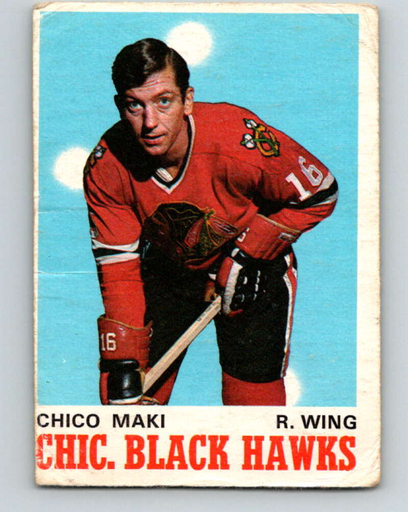 1970-71 O-Pee-Chee #149 Chico Maki Chicago Blackhawks V2762