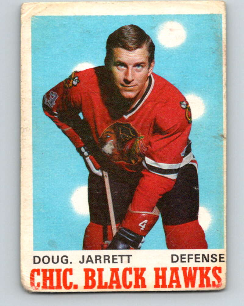 1970-71 O-Pee-Chee #150 Doug Jarrett Chicago Blackhawks V2764