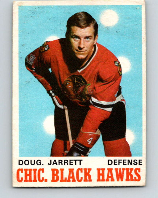 1970-71 O-Pee-Chee #150 Doug Jarrett  Chicago Blackhawks  V2765