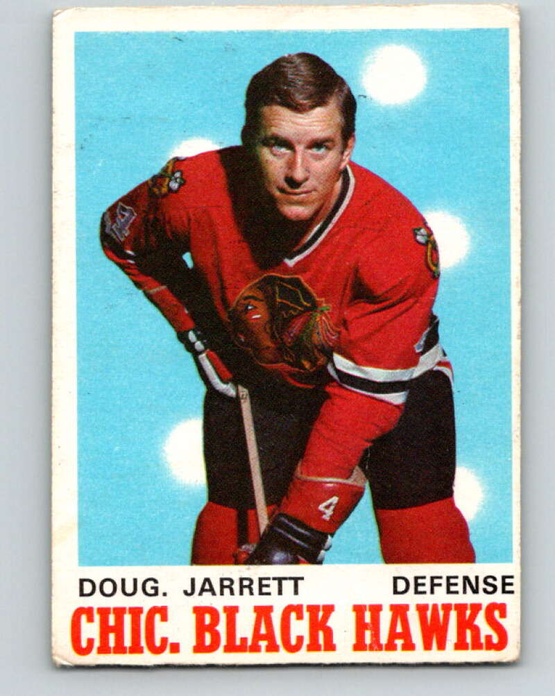 1970-71 O-Pee-Chee #150 Doug Jarrett Chicago Blackhawks V2766