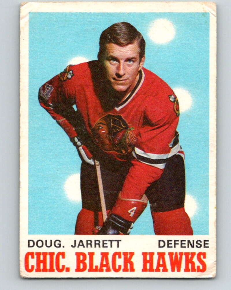 1970-71 O-Pee-Chee #150 Doug Jarrett Chicago Blackhawks V2767