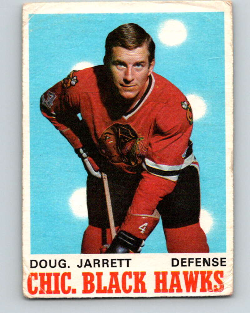 1970-71 O-Pee-Chee #150 Doug Jarrett Chicago Blackhawks V2768