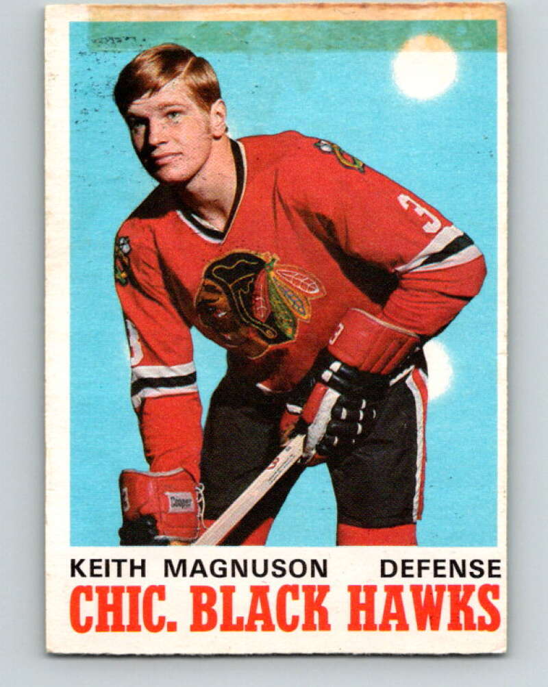 1970-71 O-Pee-Chee #151 Keith Magnuson RC Rookie Chicago V2771