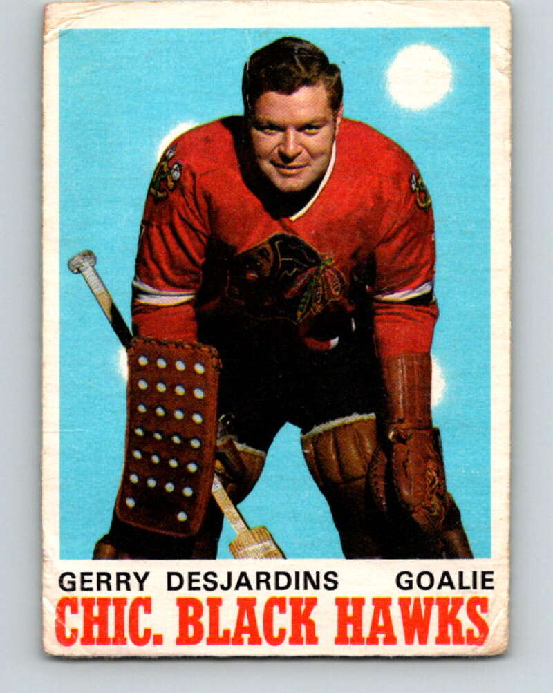 1970-71 O-Pee-Chee #152 Gerry Desjardins Chicago Blackhawks V2772