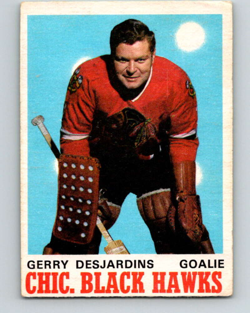 1970-71 O-Pee-Chee #152 Gerry Desjardins Chicago Blackhawks V2773