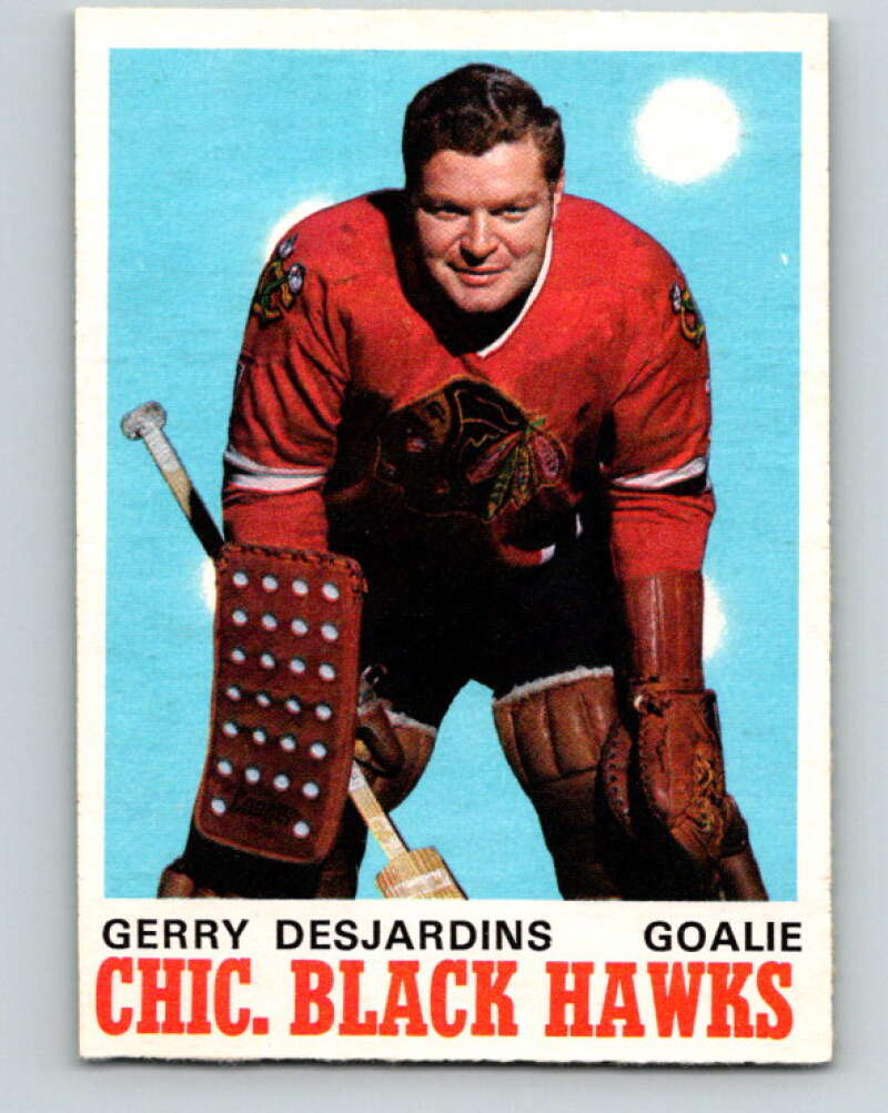 1970-71 O-Pee-Chee #152 Gerry Desjardins Chicago Blackhawks V2774