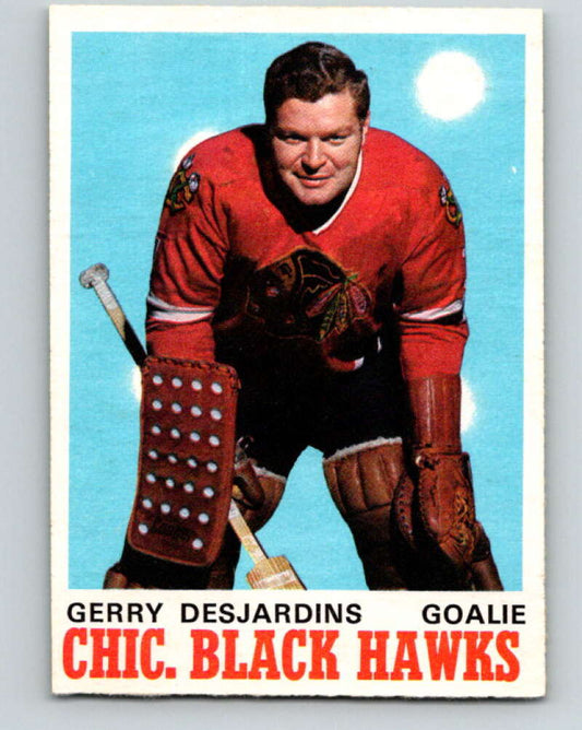 1970-71 O-Pee-Chee #152 Gerry Desjardins  Chicago Blackhawks  V2774