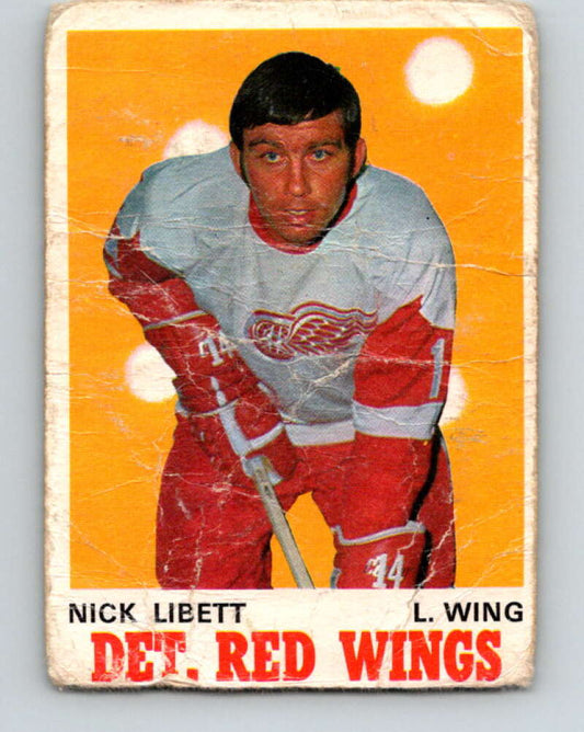 1970-71 O-Pee-Chee #158 Nick Libett  Detroit Red Wings  V2789