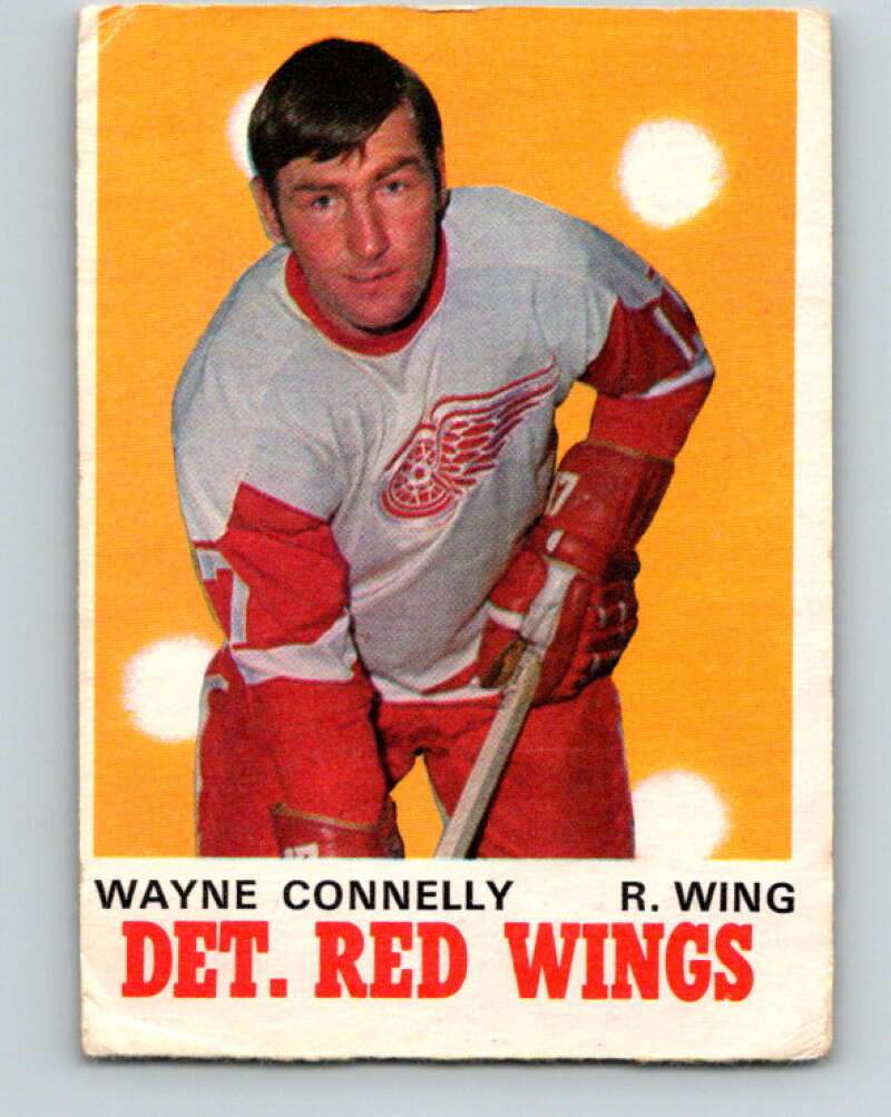 1970-71 O-Pee-Chee #159 Wayne Connelly Detroit Red Wings V2793
