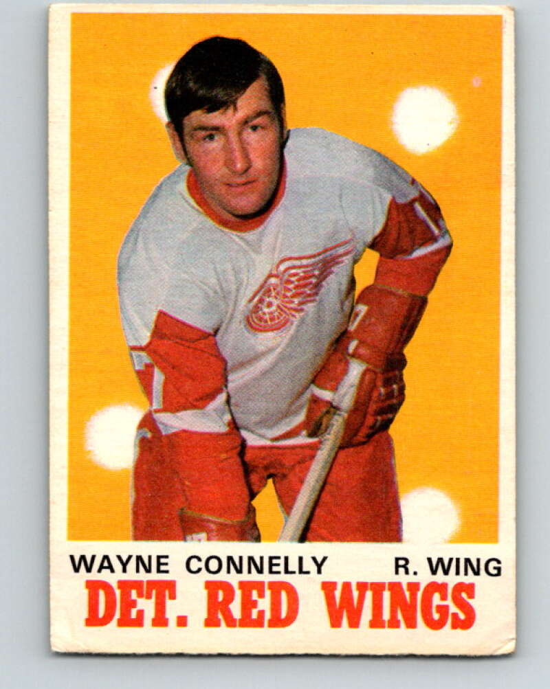 1970-71 O-Pee-Chee #159 Wayne Connelly Detroit Red Wings V2794