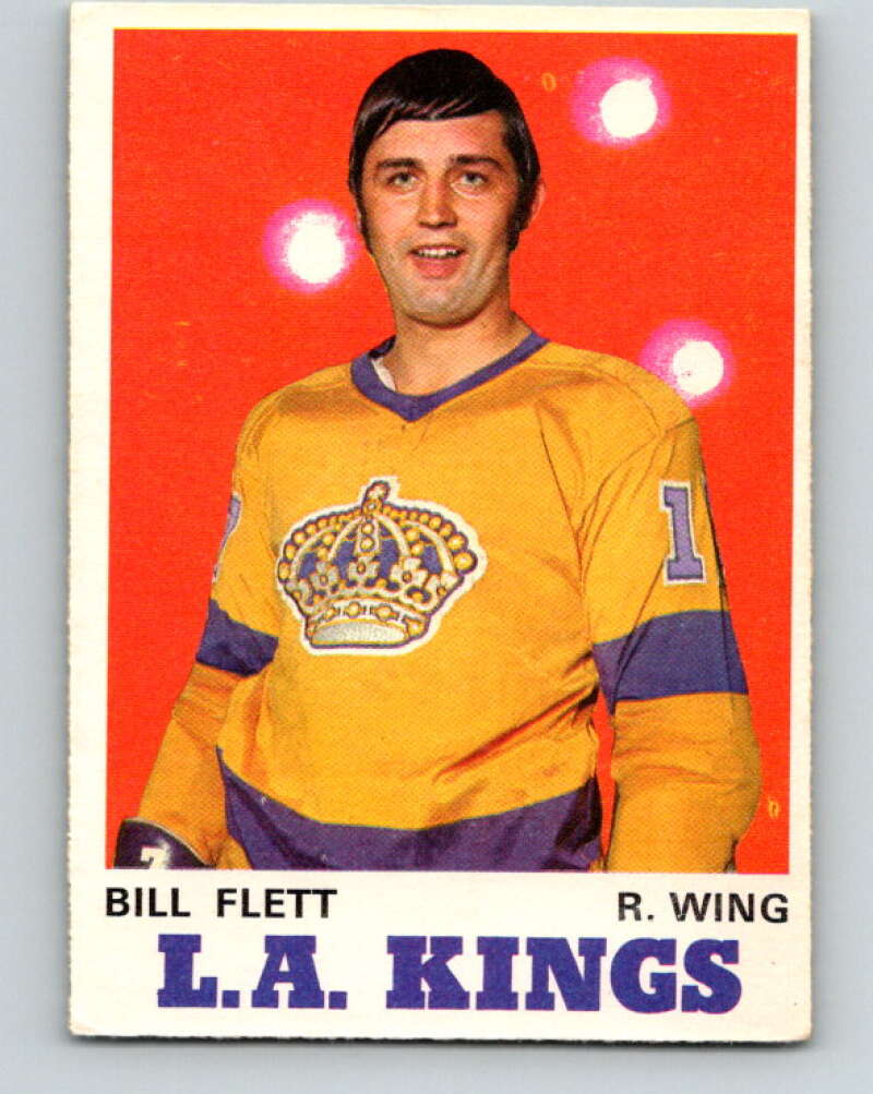 1970-71 O-Pee-Chee #161 Bill Flett Los Angeles Kings V2800