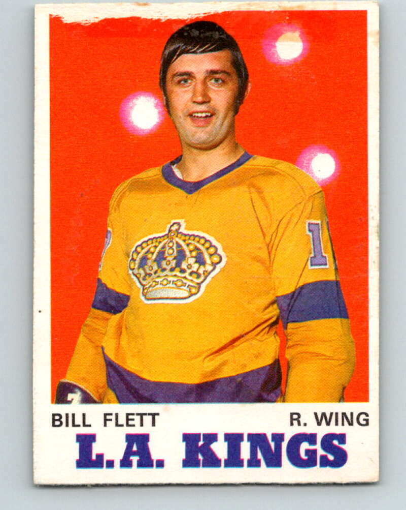 1970-71 O-Pee-Chee #161 Bill Flett Los Angeles Kings V2801