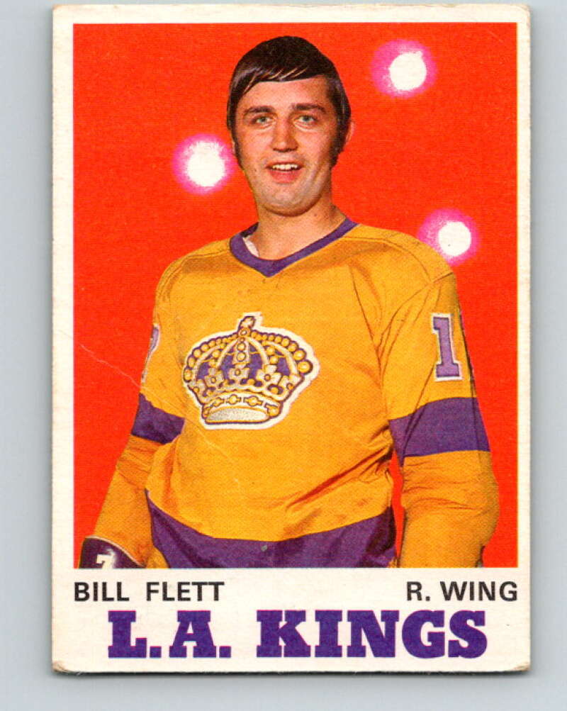 1970-71 O-Pee-Chee #161 Bill Flett Los Angeles Kings V2803