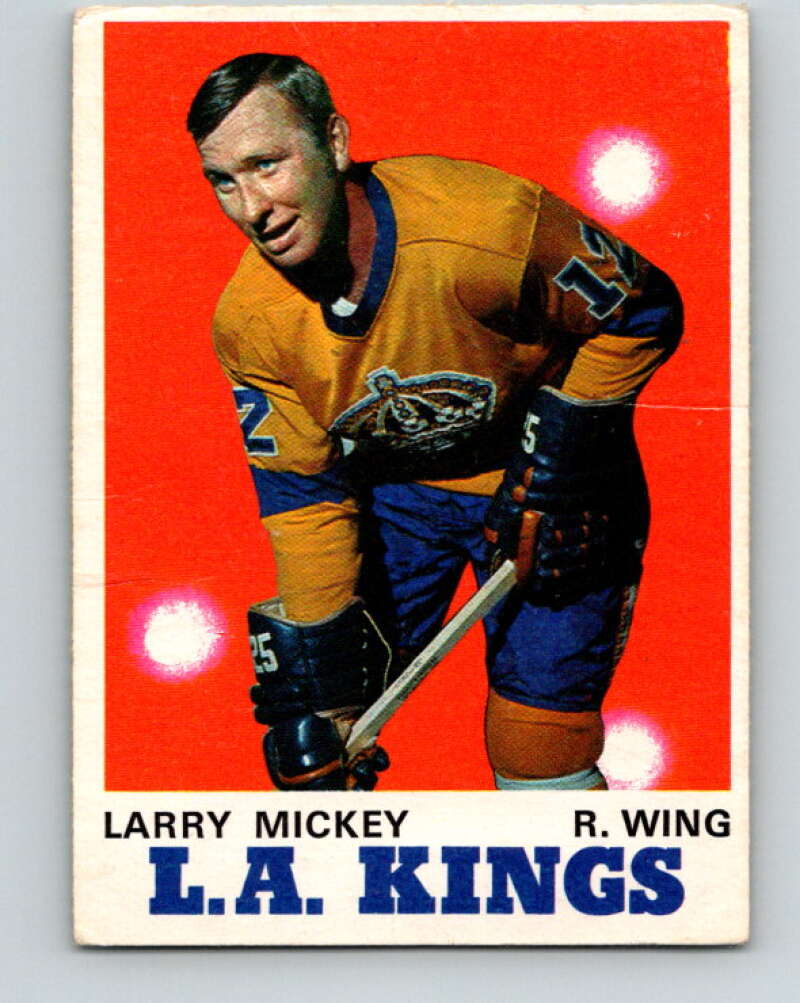 1970-71 O-Pee-Chee #162 Larry Mickey Los Angeles Kings V2806