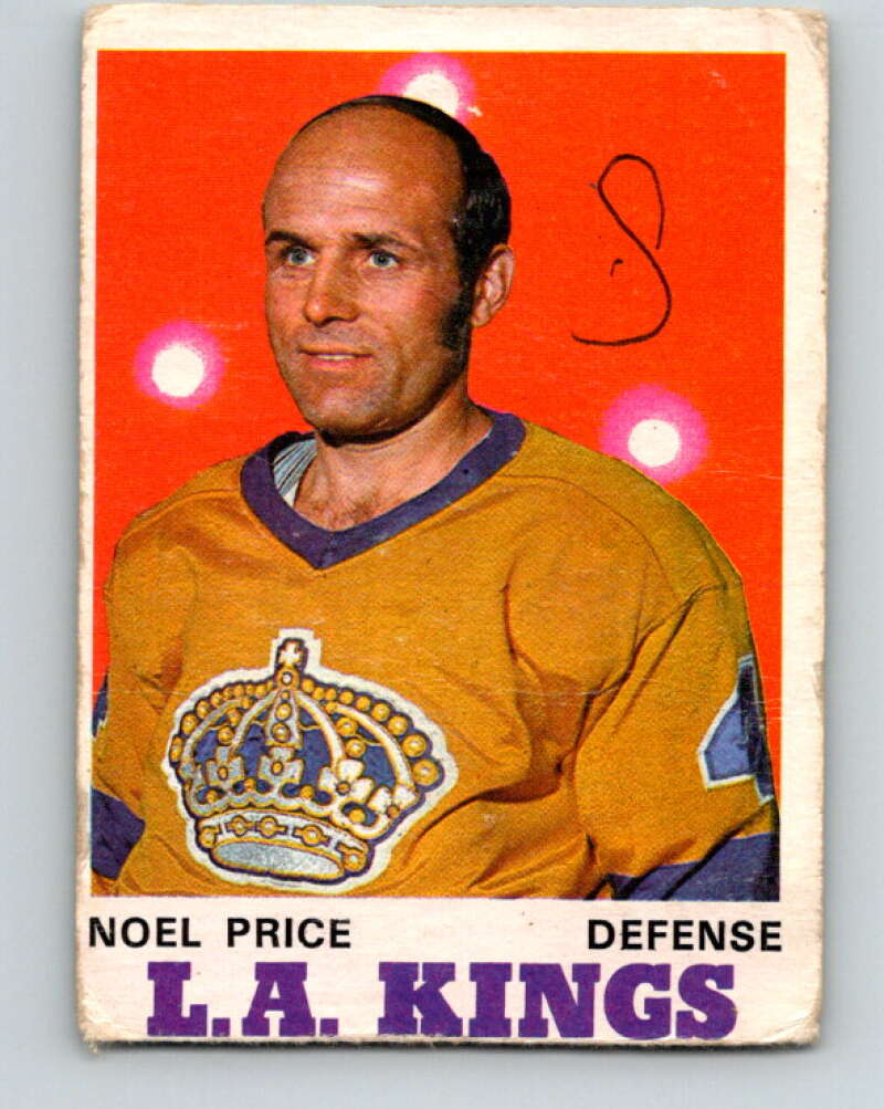 1970-71 O-Pee-Chee #163 Noel Price Los Angeles Kings V2813