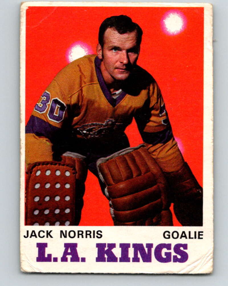 1970-71 O-Pee-Chee #165 Jack Norris RC Rookie Los Angeles Kings V2815