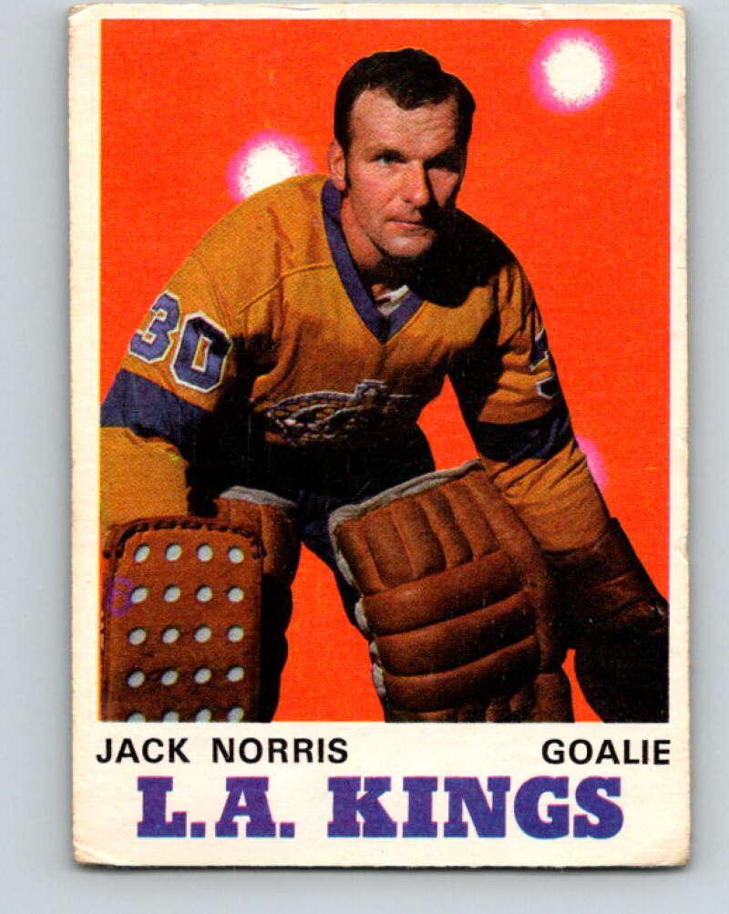 1970-71 O-Pee-Chee #165 Jack Norris RC Rookie Los Angeles Kings V2816