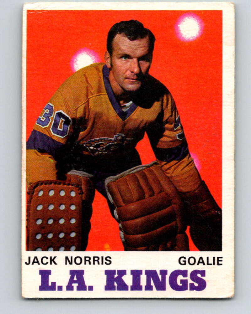1970-71 O-Pee-Chee #165 Jack Norris RC Rookie Los Angeles Kings V2817