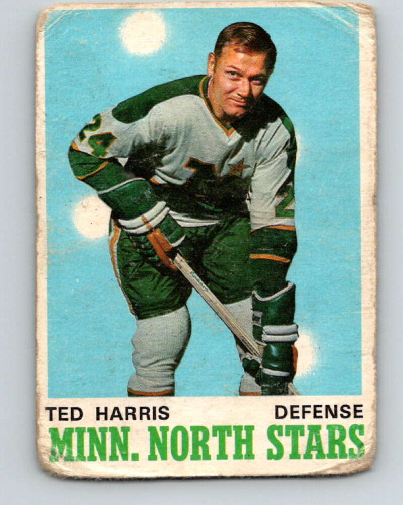 1970-71 O-Pee-Chee #166 Ted Harris Minnesota North Stars V2819