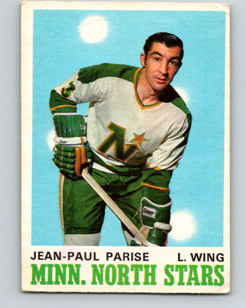 1970-71 O-Pee-Chee #168 J.P. Parise Minnesota North Stars V2827