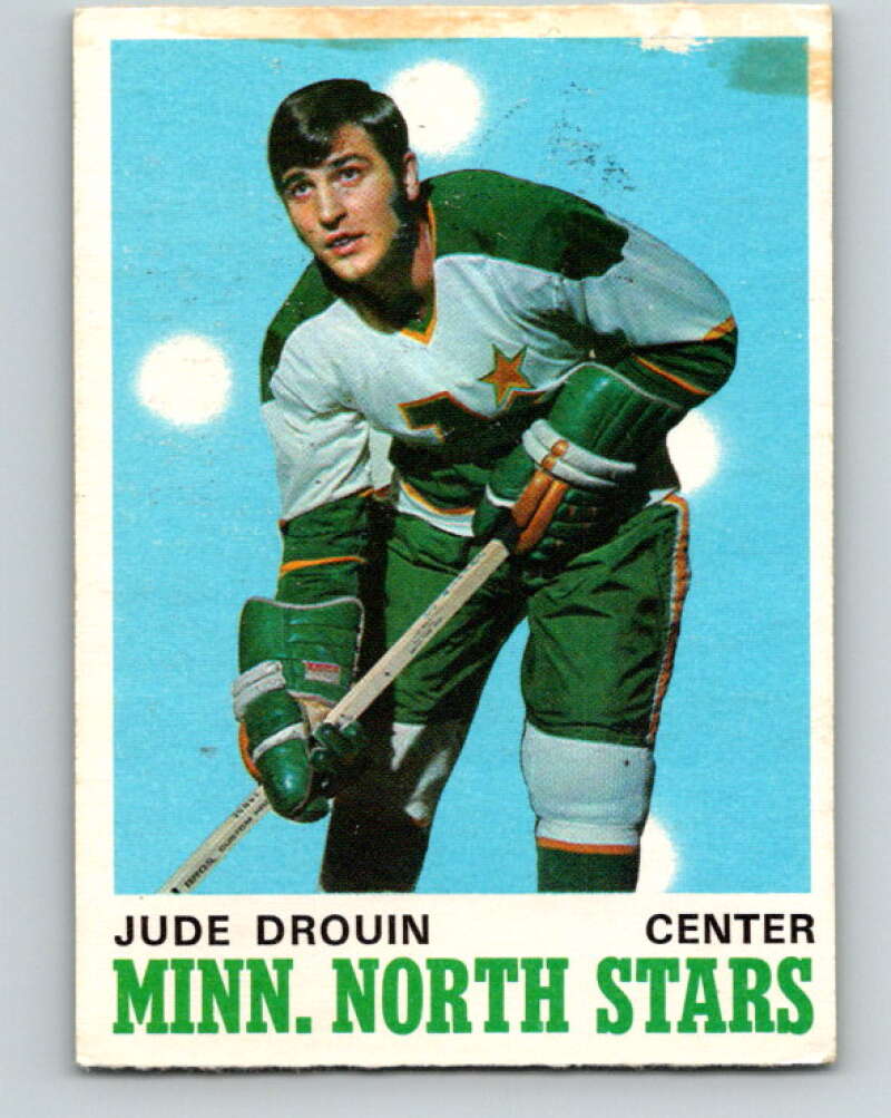 1970-71 O-Pee-Chee #171 Jude Drouin RC Rookie Minnesota North Stars V2837