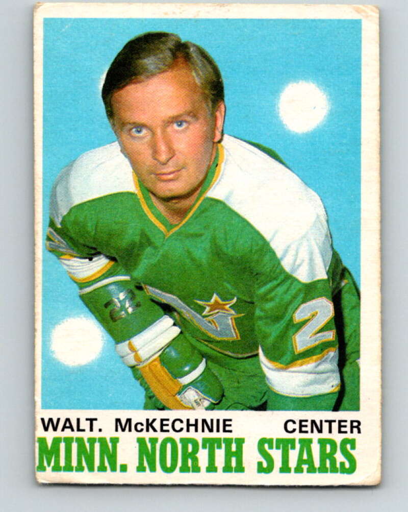 1970-71 O-Pee-Chee #172 Walt McKechnie RC Rookie North Stars V2839