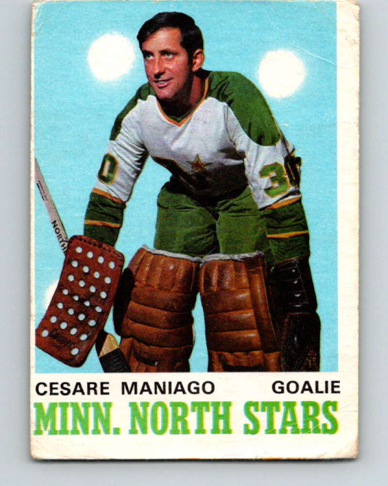 1970-71 O-Pee-Chee #173 Cesare Maniago Minnesota North Stars V2841