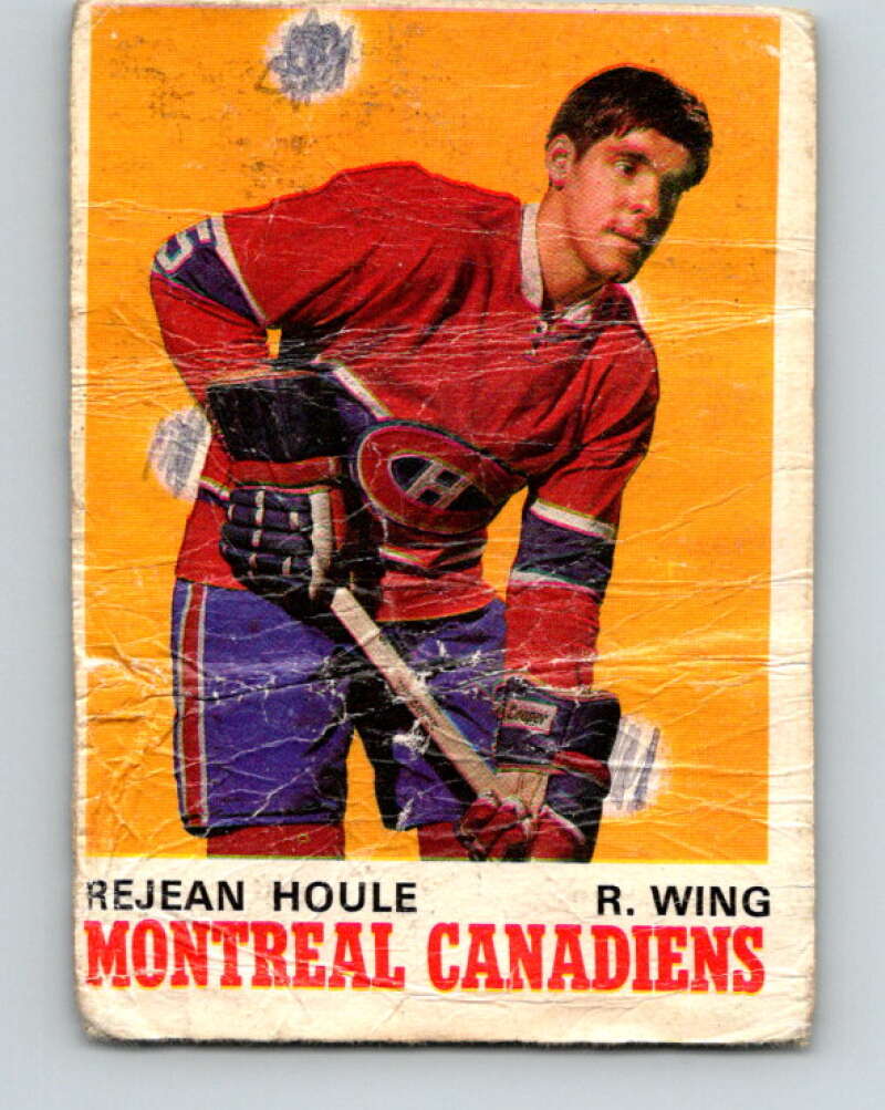 1970-71 O-Pee-Chee #174 Rejean Houle RC Rookie Montreal Canadiens V2843