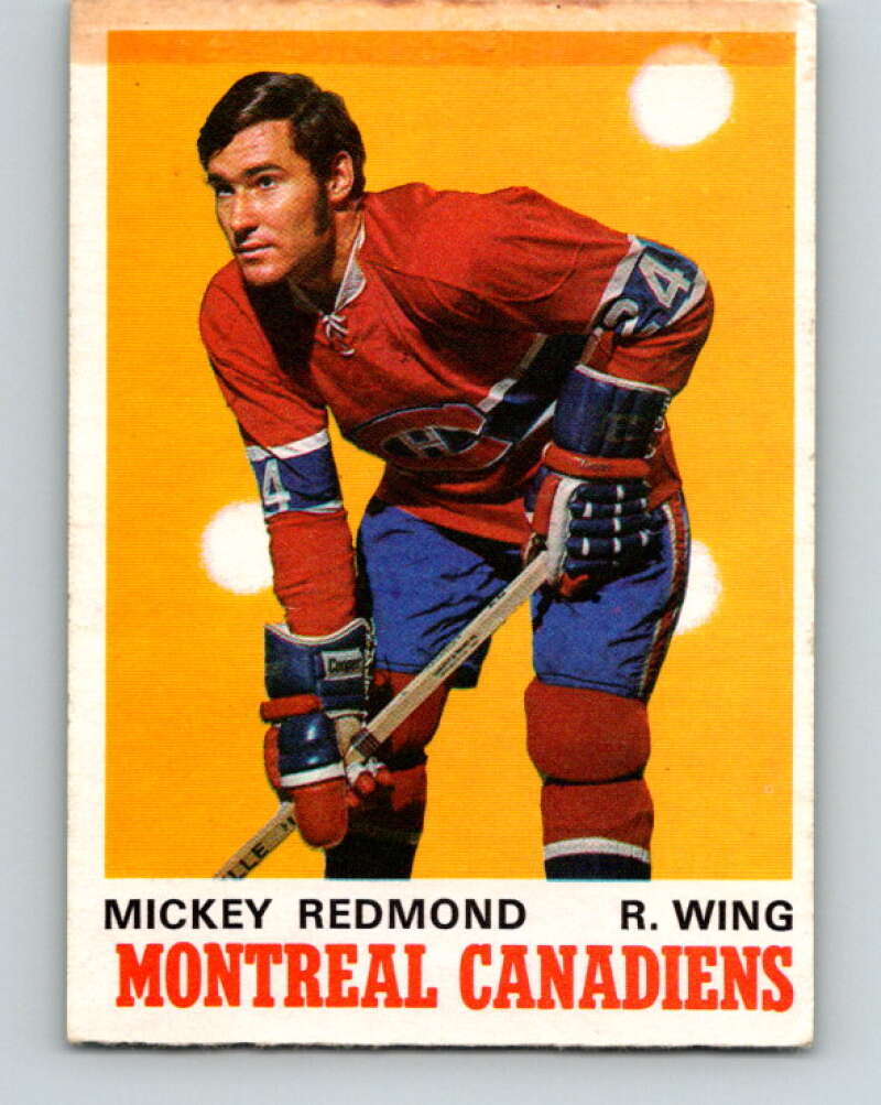 1970-71 O-Pee-Chee #175 Mickey Redmond Montreal Canadiens V2846