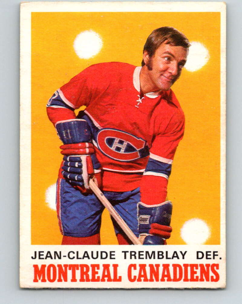 1970-71 O-Pee-Chee #178 J.C. Tremblay Montreal Canadiens V2864
