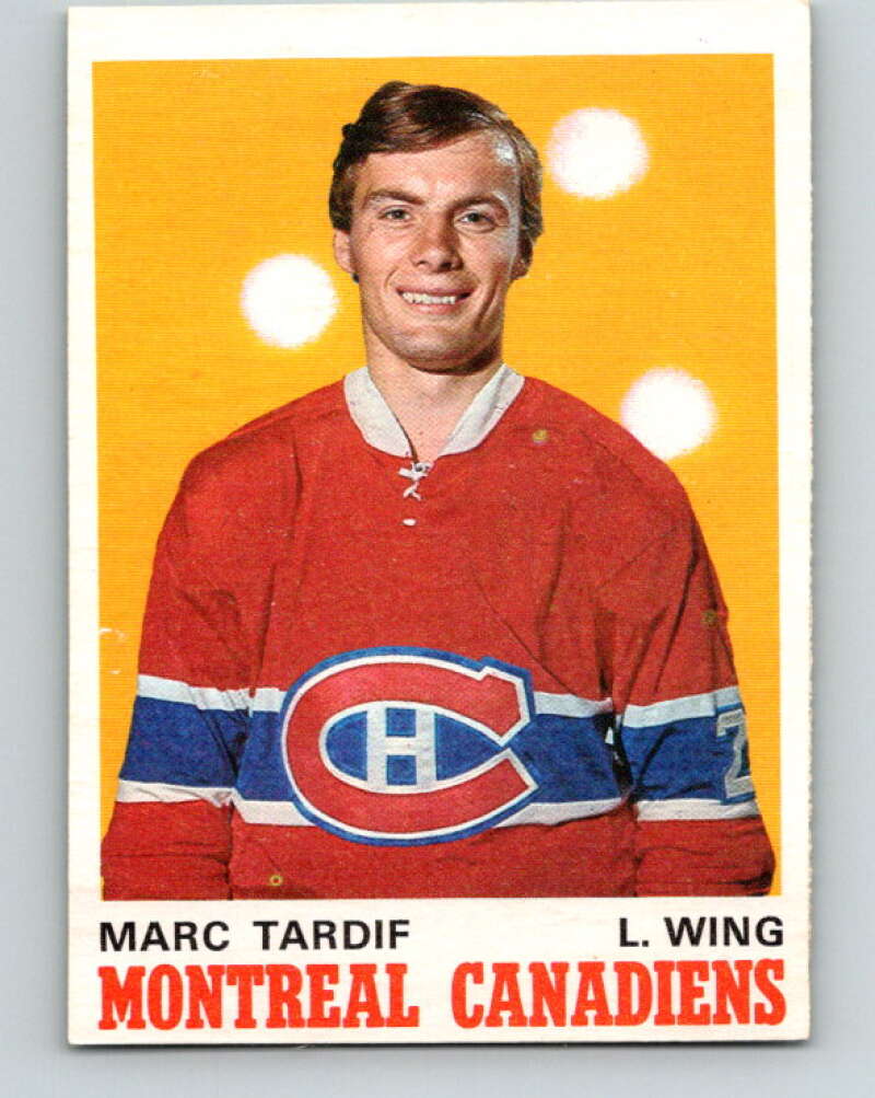 1970-71 O-Pee-Chee #179 Marc Tardif RC Rookie Montreal Canadiens V2866