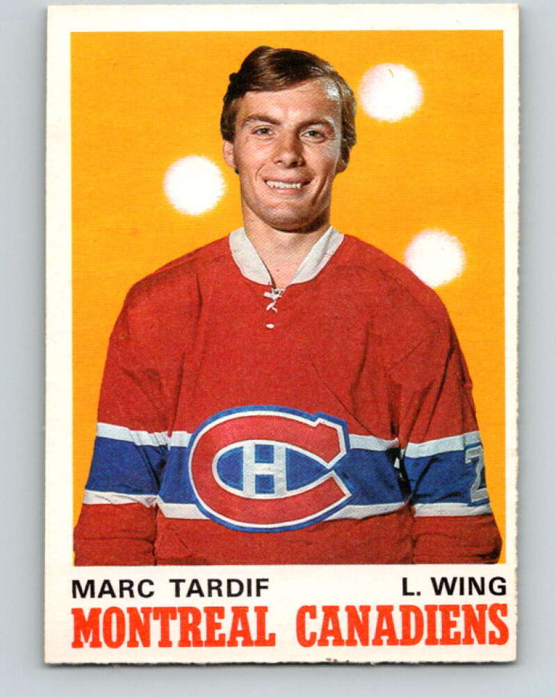 1970-71 O-Pee-Chee #179 Marc Tardif RC Rookie Montreal Canadiens V2868