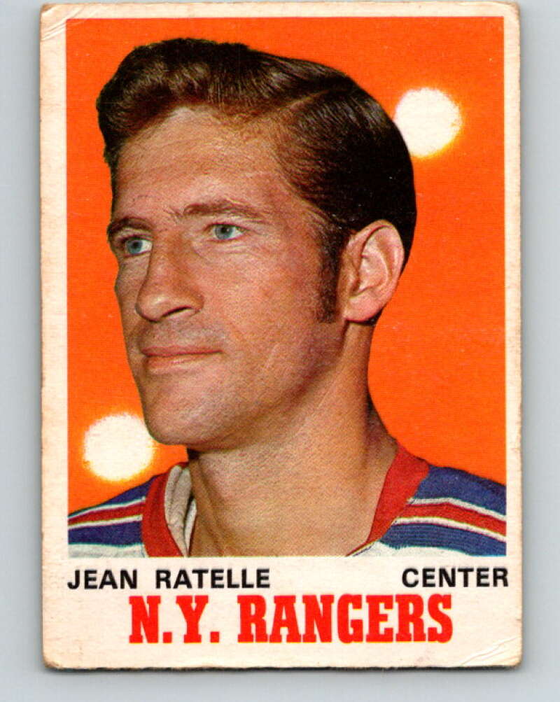 1970-71 O-Pee-Chee #181 Jean Ratelle New York Rangers V2880