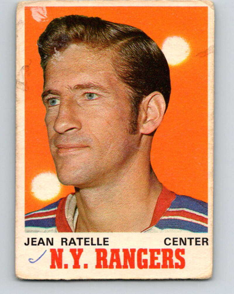 1970-71 O-Pee-Chee #181 Jean Ratelle New York Rangers V2883