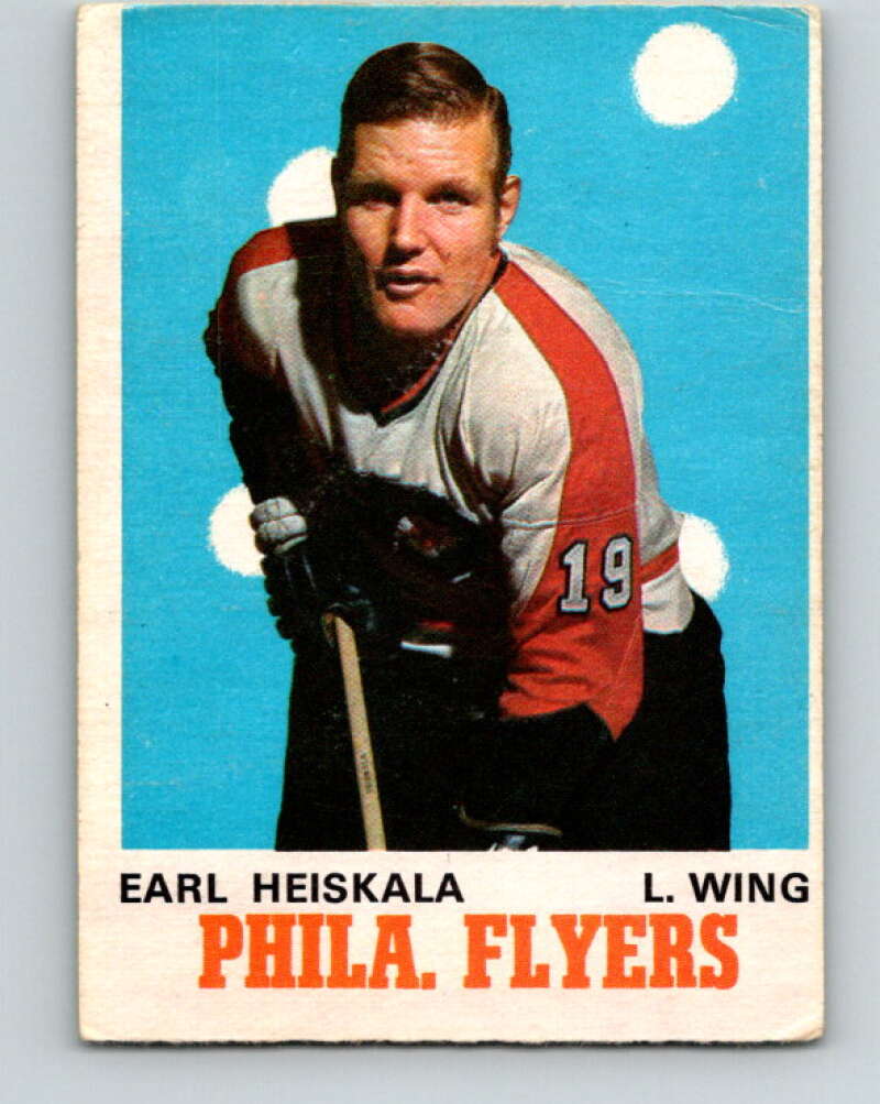 1970-71 O-Pee-Chee #193 Earl Heiskala Philadelphia Flyers V2922
