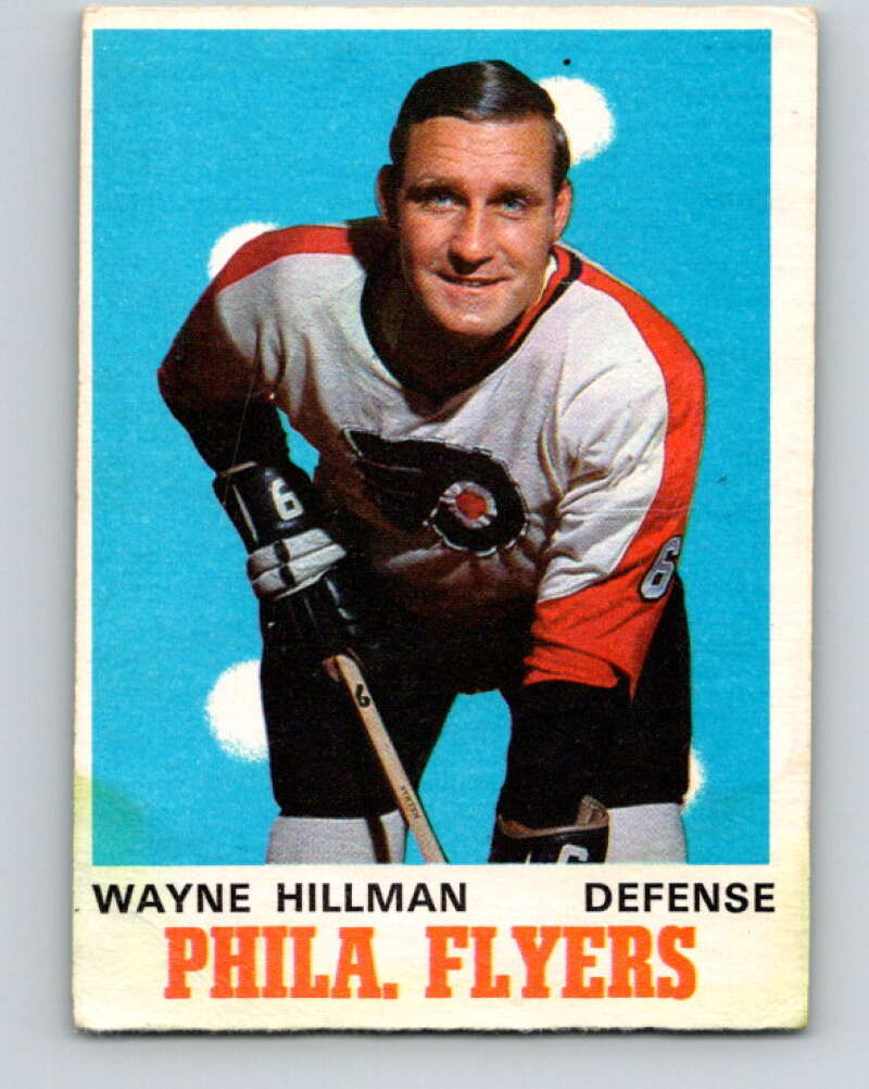 1970-71 O-Pee-Chee #198 Wayne Hillman Philadelphia Flyers V2932