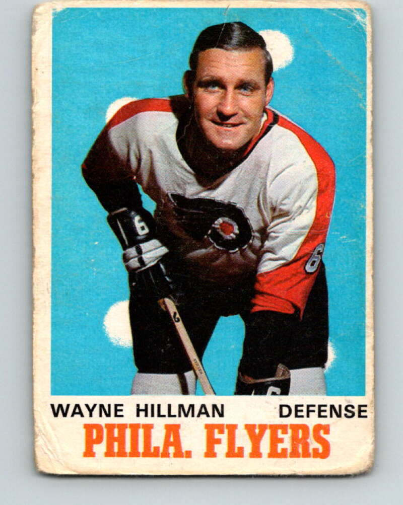 1970-71 O-Pee-Chee #198 Wayne Hillman Philadelphia Flyers V2933