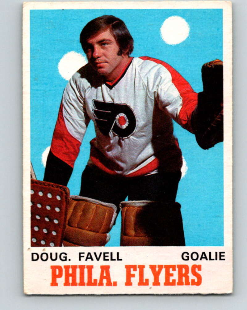 1970-71 O-Pee-Chee #199 Doug Favell Philadelphia Flyers V2934