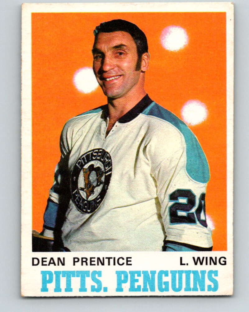 1970-71 O-Pee-Chee #201 Dean Prentice Pittsburgh Penguins V2940