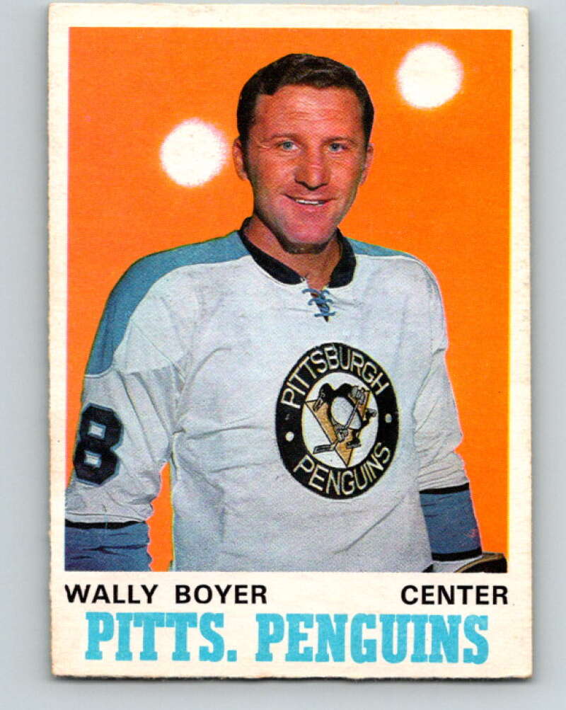 1970-71 O-Pee-Chee #203 Wally Boyer Pittsburgh Penguins V2953