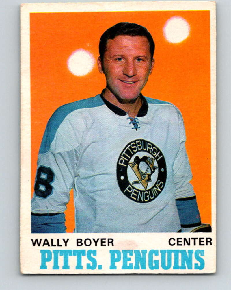 1970-71 O-Pee-Chee #203 Wally Boyer Pittsburgh Penguins V2959