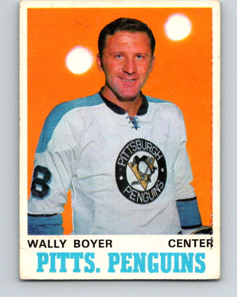 1970-71 O-Pee-Chee #203 Wally Boyer Pittsburgh Penguins V2961