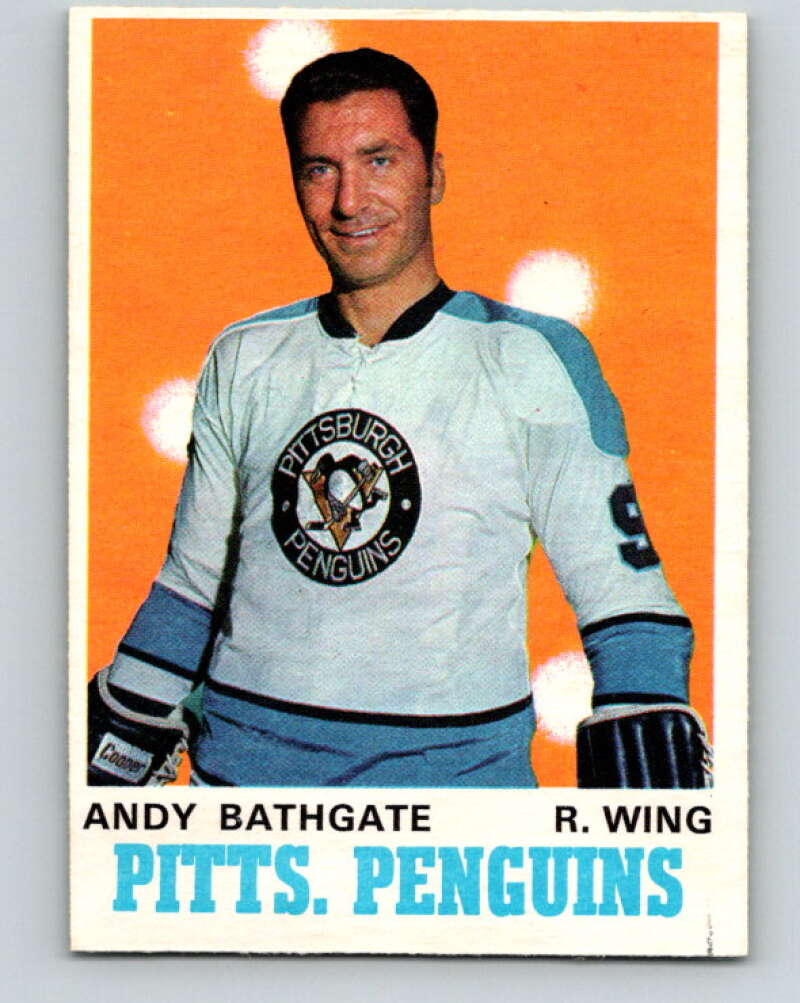 1970-71 O-Pee-Chee #207 Andy Bathgate Pittsburgh Penguins V2973