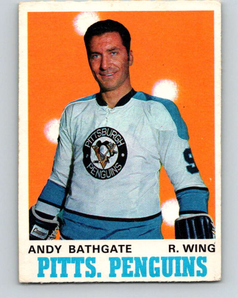 1970-71 O-Pee-Chee #207 Andy Bathgate Pittsburgh Penguins V2975
