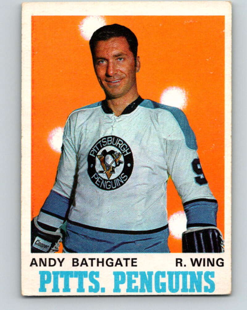 1970-71 O-Pee-Chee #207 Andy Bathgate Pittsburgh Penguins V2976