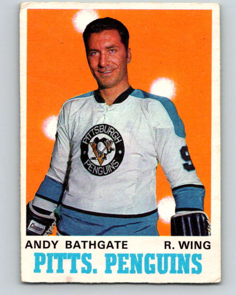 1970-71 O-Pee-Chee #207 Andy Bathgate Pittsburgh Penguins V2977