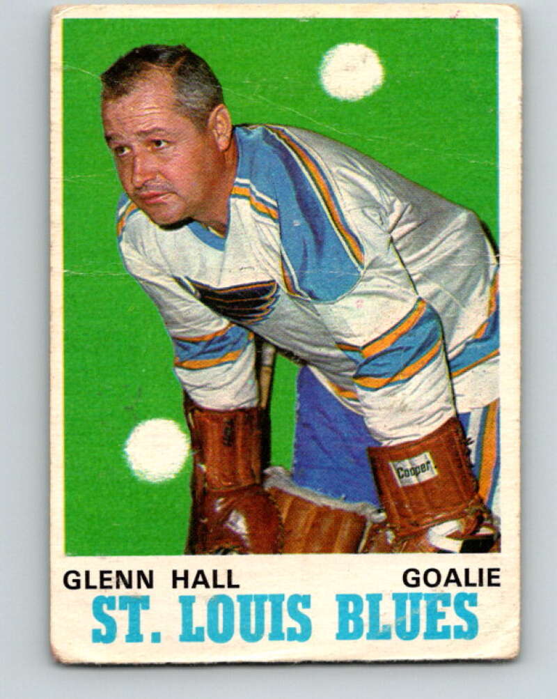 1970-71 O-Pee-Chee #210 Glenn Hall St. Louis Blues V2984