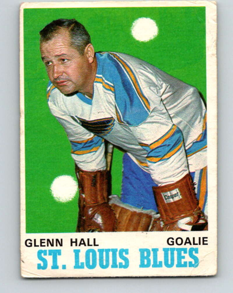 1970-71 O-Pee-Chee #210 Glenn Hall St. Louis Blues V2985