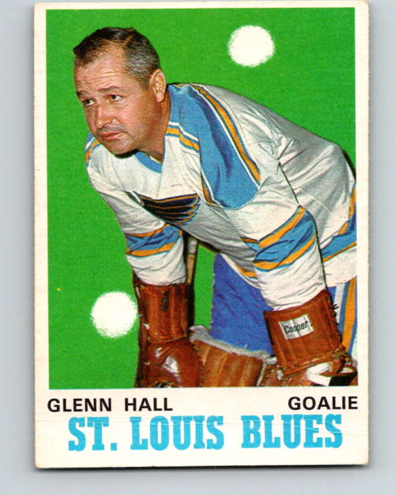 1970-71 O-Pee-Chee #210 Glenn Hall St. Louis Blues V2986