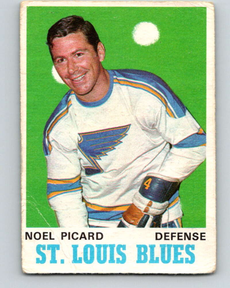 1970-71 O-Pee-Chee #212 Noel Picard St. Louis Blues V2993